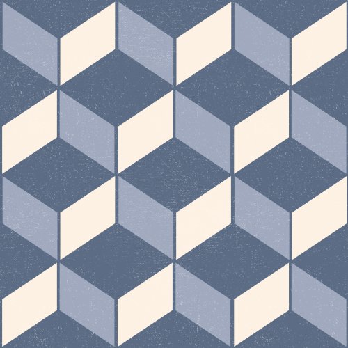 Geometric pattern of stacked blocks