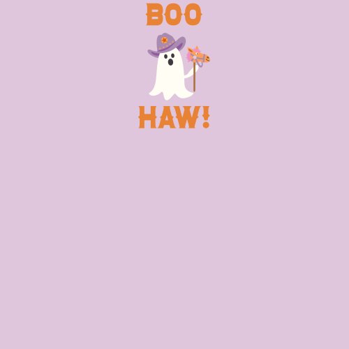 Boo Haw Ghost Halloween Panel