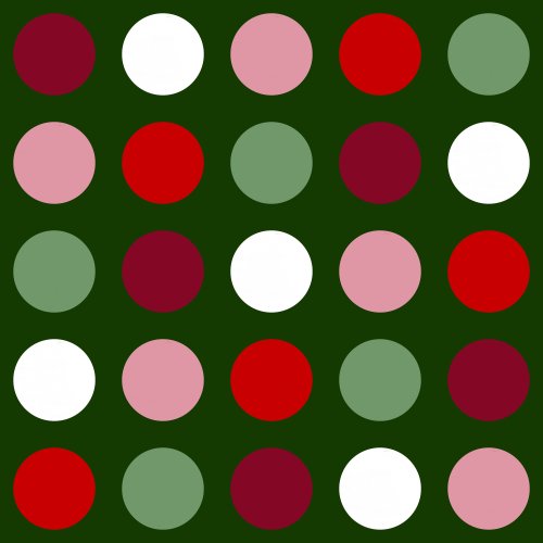 multi-colored dots