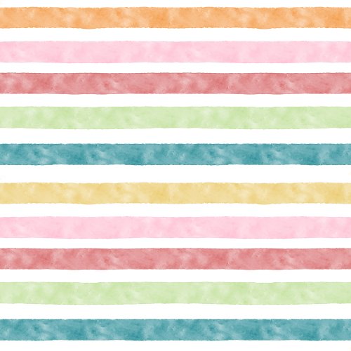 watercolor multicolored bright stripes on white