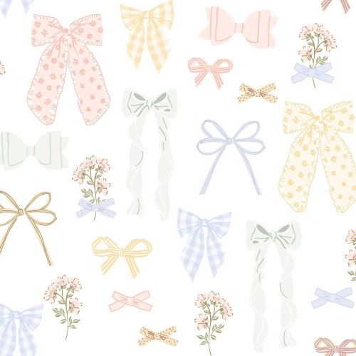 pastel ribbons and bows