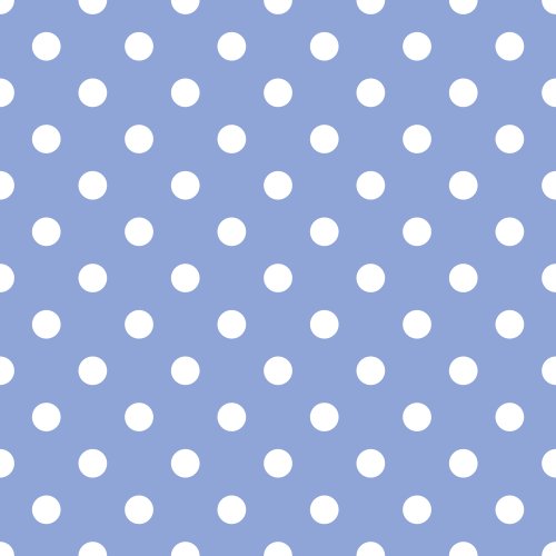 white dots on a colored background