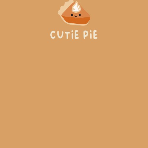 19x36 inch repeating panel with cute pumpkin pice slice and cutie pie text