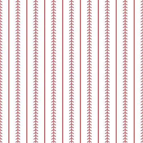 Vertical baseball laces 