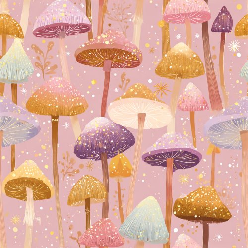 pink and purple mushrooms