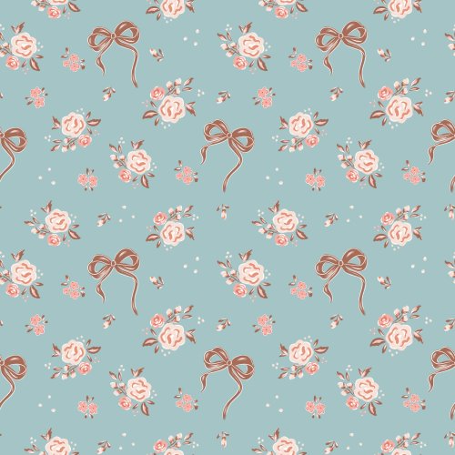 Coquette florals in fall colors