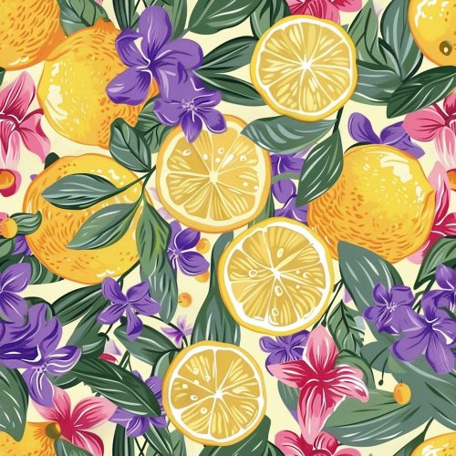 lemon floral design