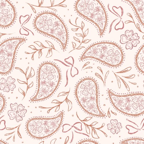 Boho Coquette Floral Paisley