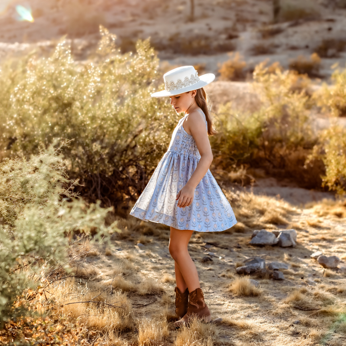 girls rayon challis dress