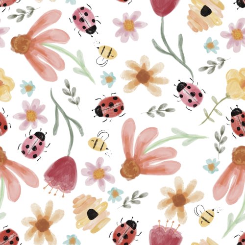 lady bug floral design