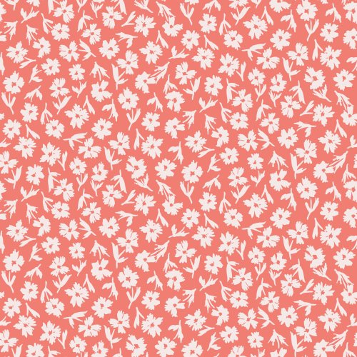 modern non-directional pattern design print with abstract scattered ditsy flowers