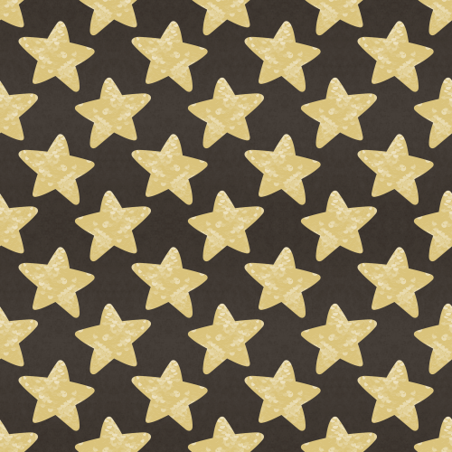 yellow stars on a brown background