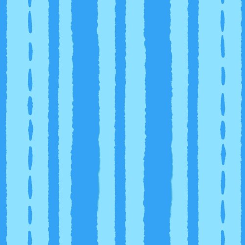 Painterly stripe with varying thickness and dashed lines.