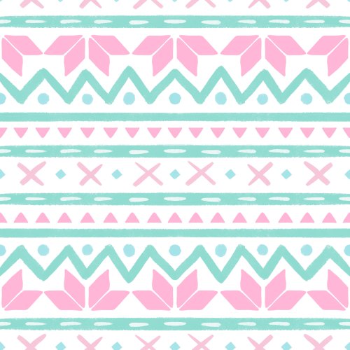 Pastel fair isle print coord for Girly Pop Winter