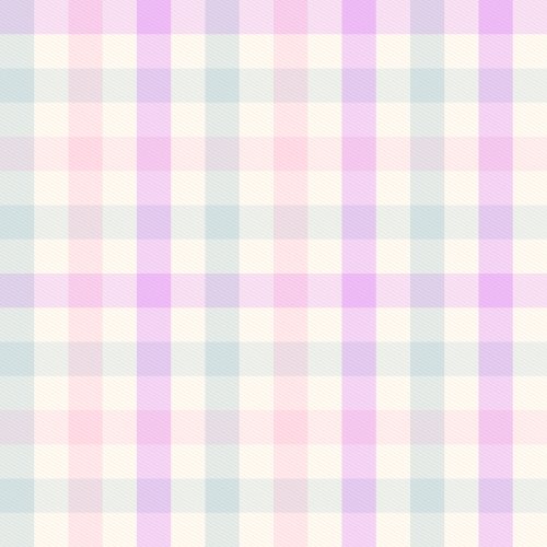 Springtime Honeybirds Rainbow Gingham Check