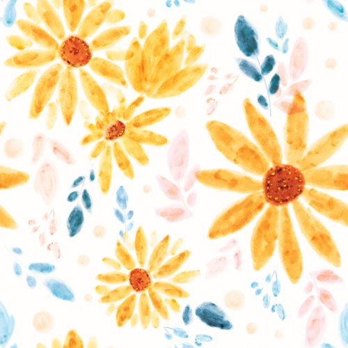 watercolor sunflowers