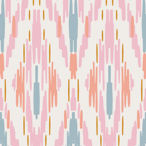 abstract ikat diamond geo pattern