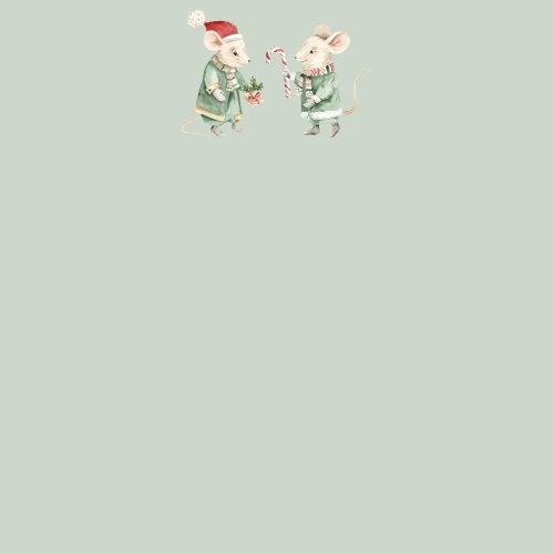 christmas mouse holiday panel design