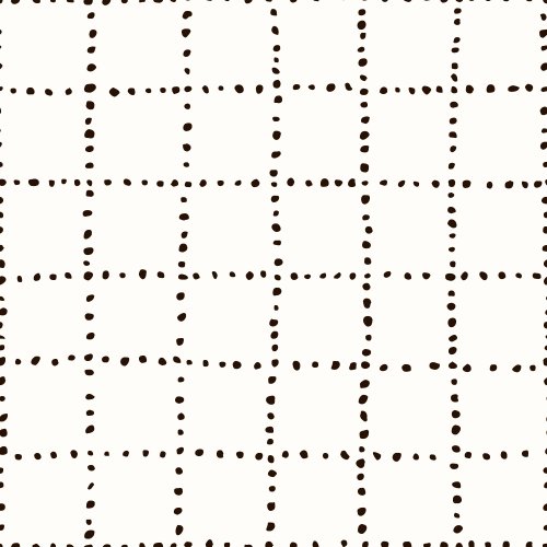modern and playful organic abstract grid geo pattern design print