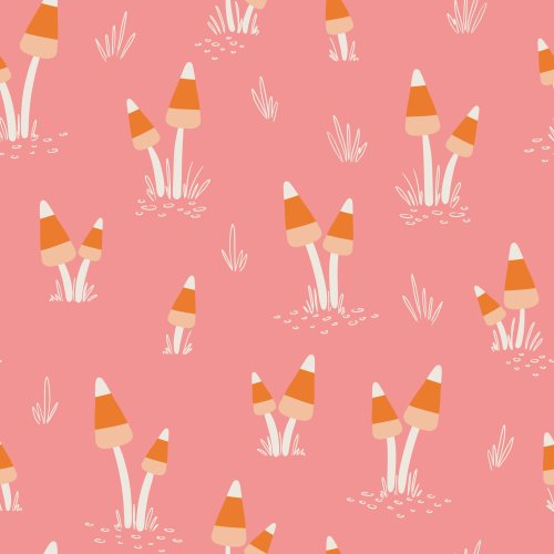 candy corn halloween mushrooms