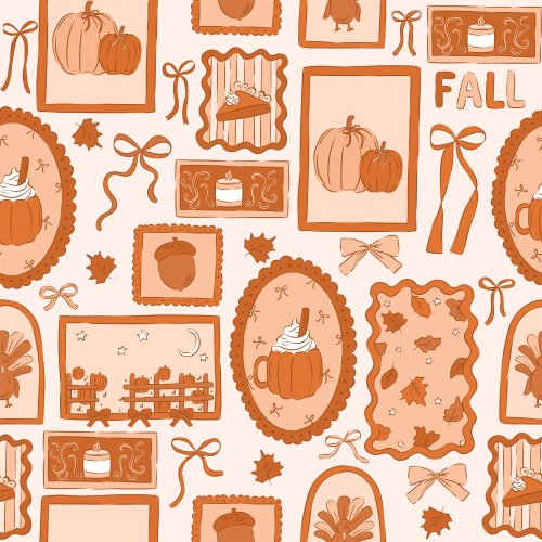 fall pie and pumpkins