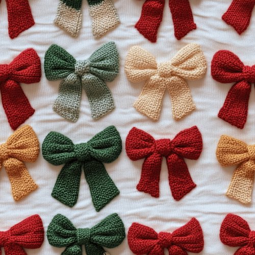 christmas ribbon bows