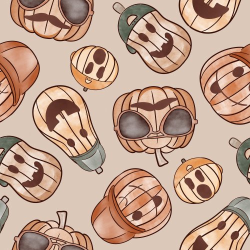 halloween boy pumpkins