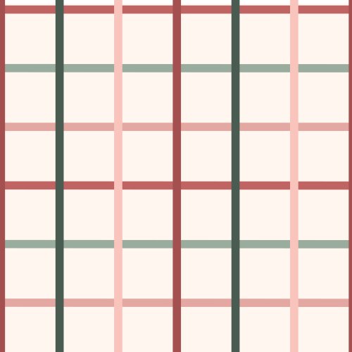 Grid pink, green, middle red 