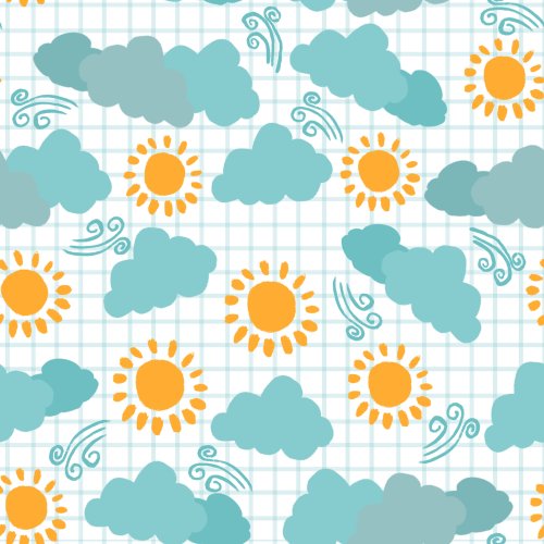 cloud and sun design