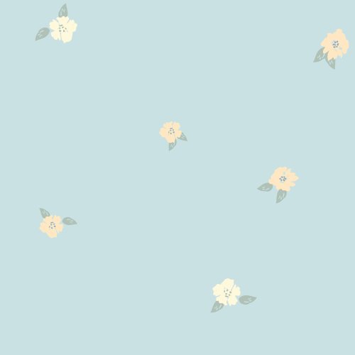 Ditsy floral in pastel easter tones