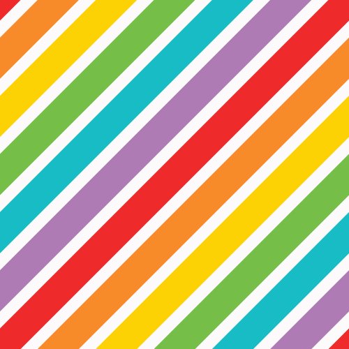 Bright Rainbow Stripes