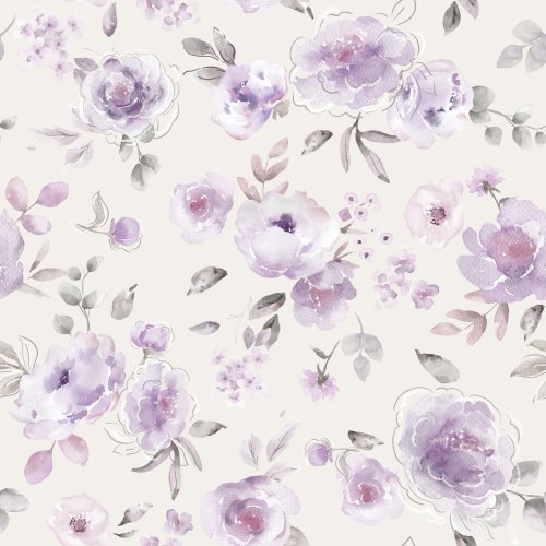 Watercolor floral. Peonies and roses. Hand painted.