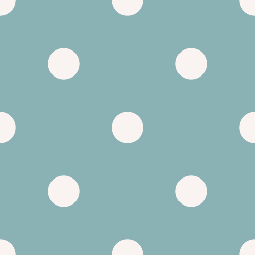 Minimal White polka dots