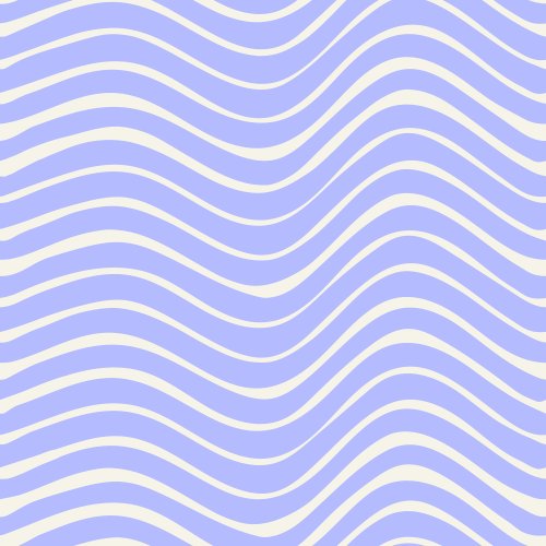 Retro Coastal waves stripes