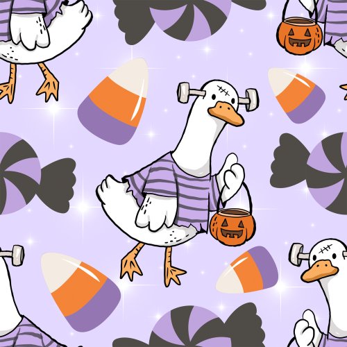 halloween goose with candy corn