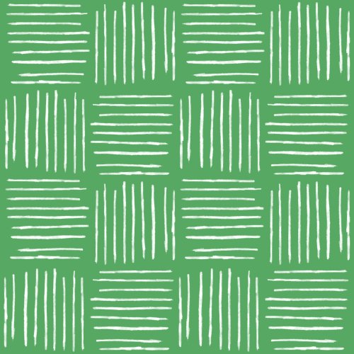 green and white basket weave checkers