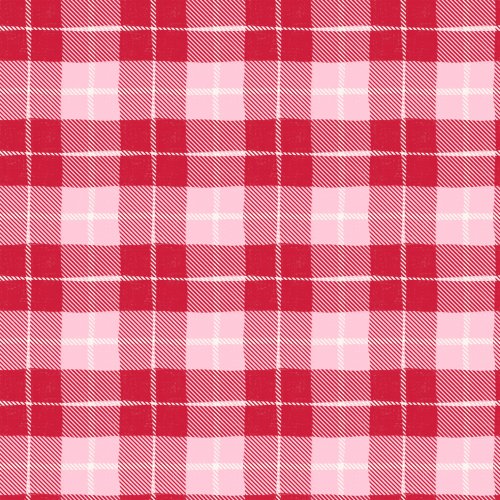 pink and red tartan plaid