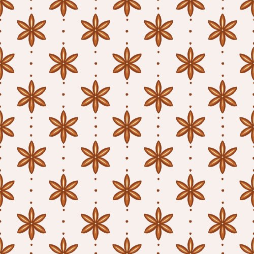 Star anise pattern for Sugar and Spice