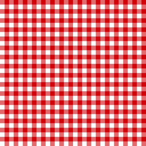 Red gingham for Stars and Stripes collection 