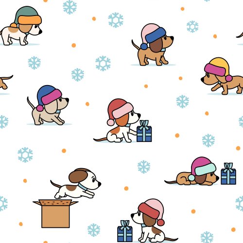 christmas dogs with santa hats