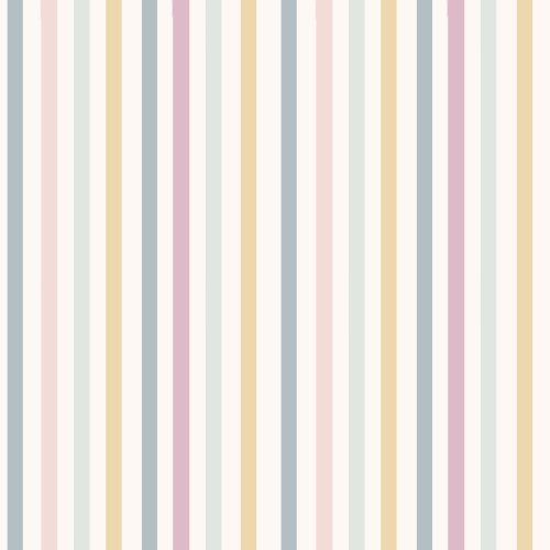 Pastel stripes  on a cream background
