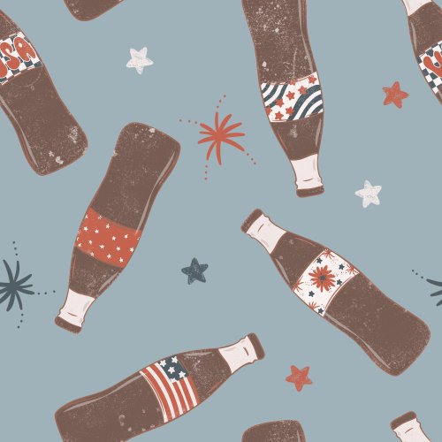 patriotic soda bottles