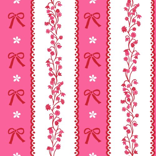 valentine's day bow stripes