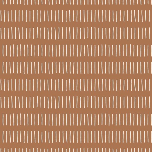 Minimal vertical lines that make up horizontal stripes in cream as an abstract spring grass pattern in pastel colors with a dark background.