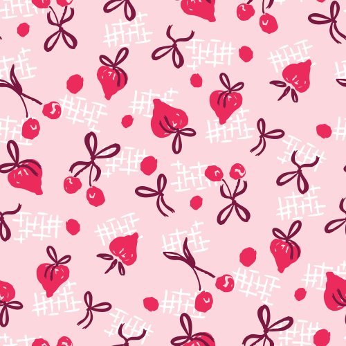 Cherry Berry Summer Cherry Strawberry Bows