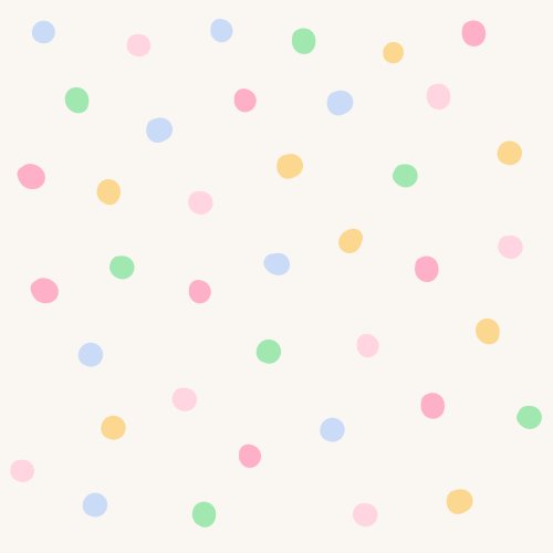 pastel polka dots