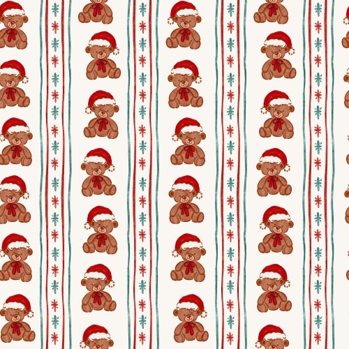 christmas santa teddy bear