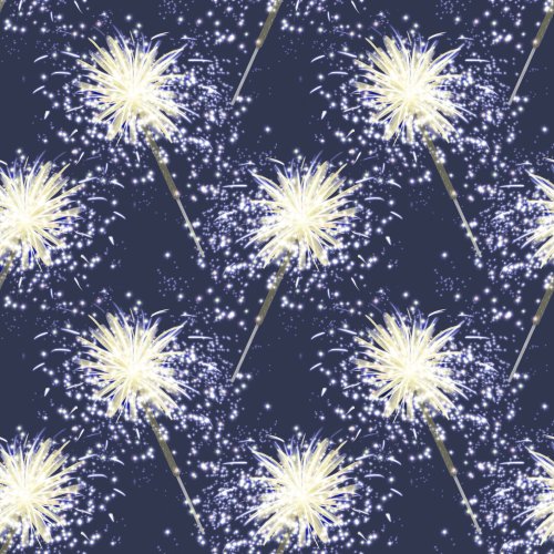 sparklers fireworks on navy and red for 4th of July