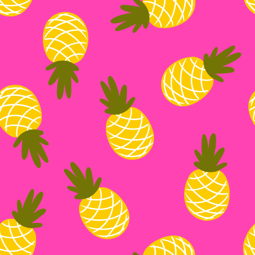 Tossed pineapples