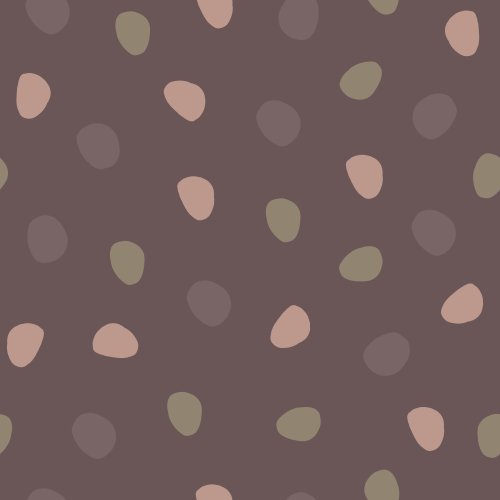 multicolor muted tone dots